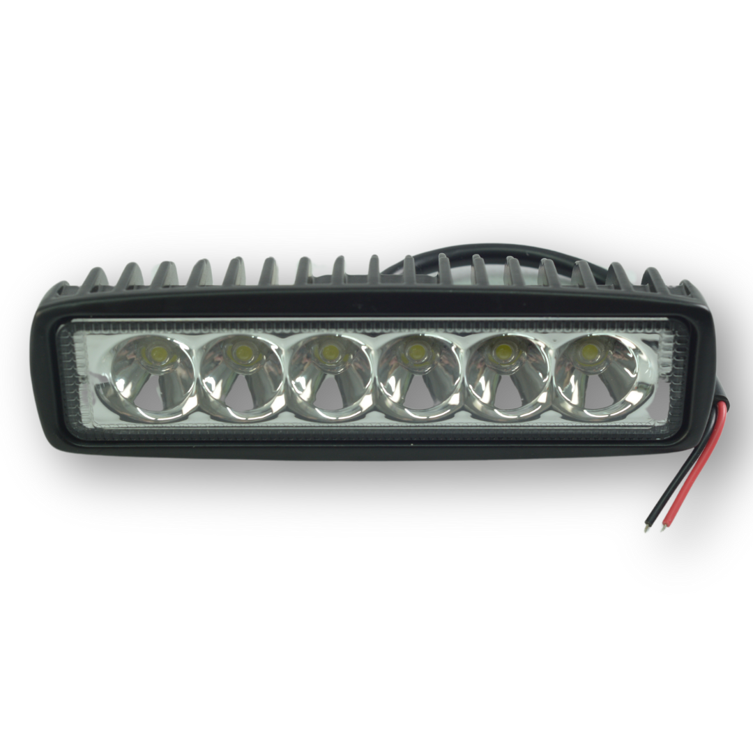 Фара універсальна діодна LED 10-48 V (6 діодів 18W) Фара універсальна діодна LED 10-48 V (6 діодів 18W)