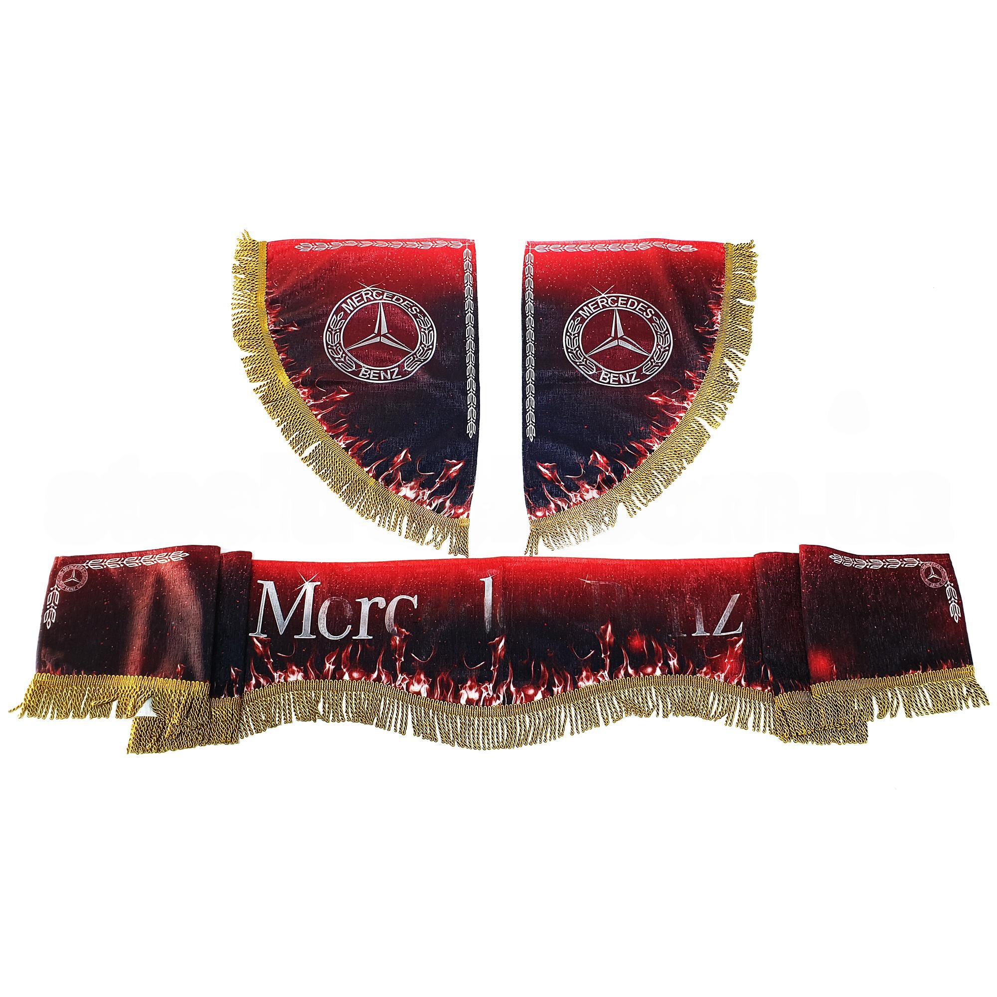 Шторка комп. MERCEDES червона Шторка комп. MERCEDES червона