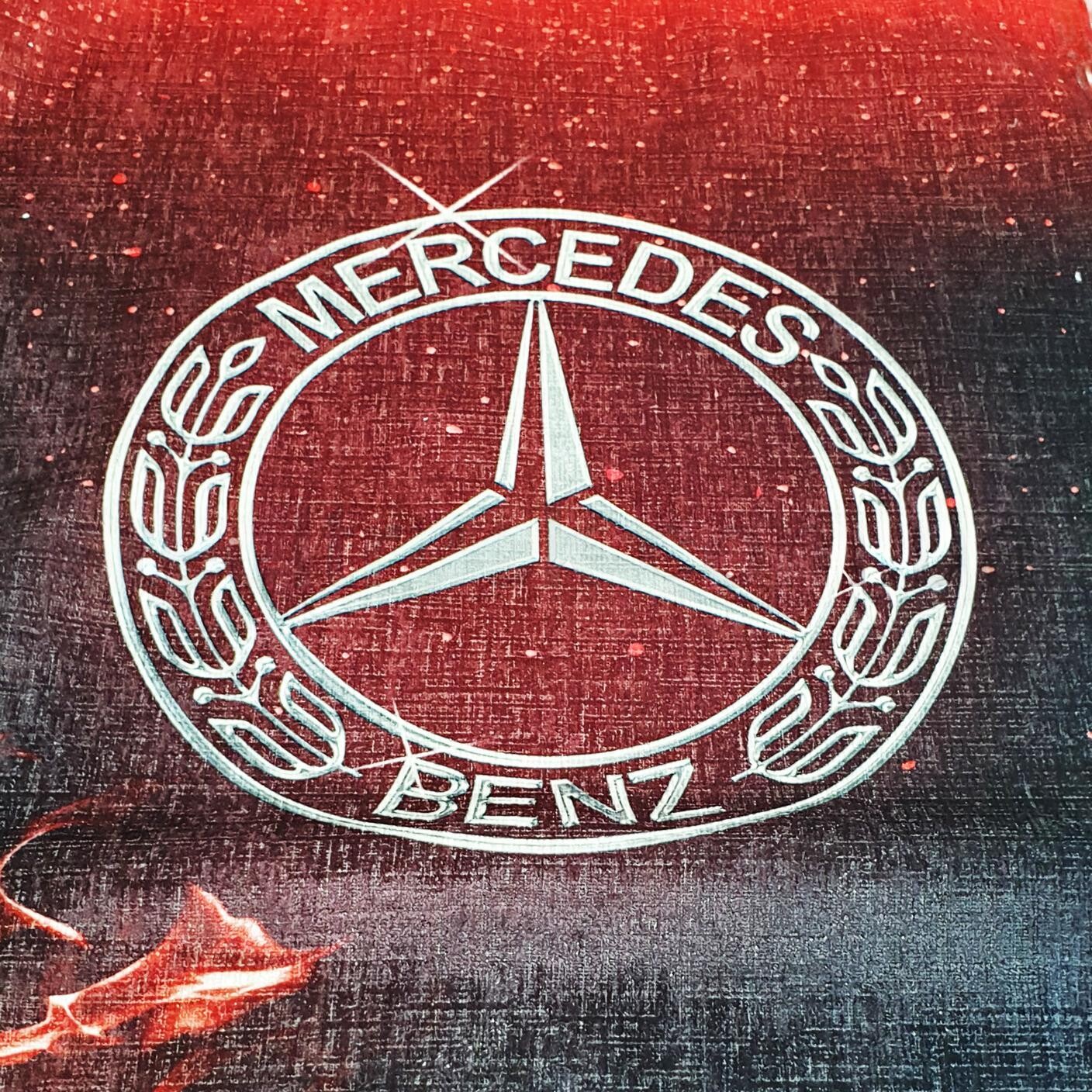 Шторка комп. MERCEDES червона Шторка комп. MERCEDES червона