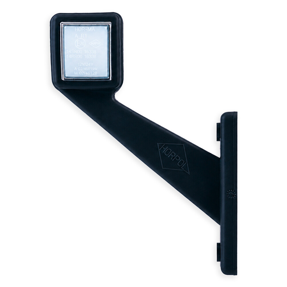 Фонарь габаритный рог NEON, 12-24V, 110*160; правый, HORPOL