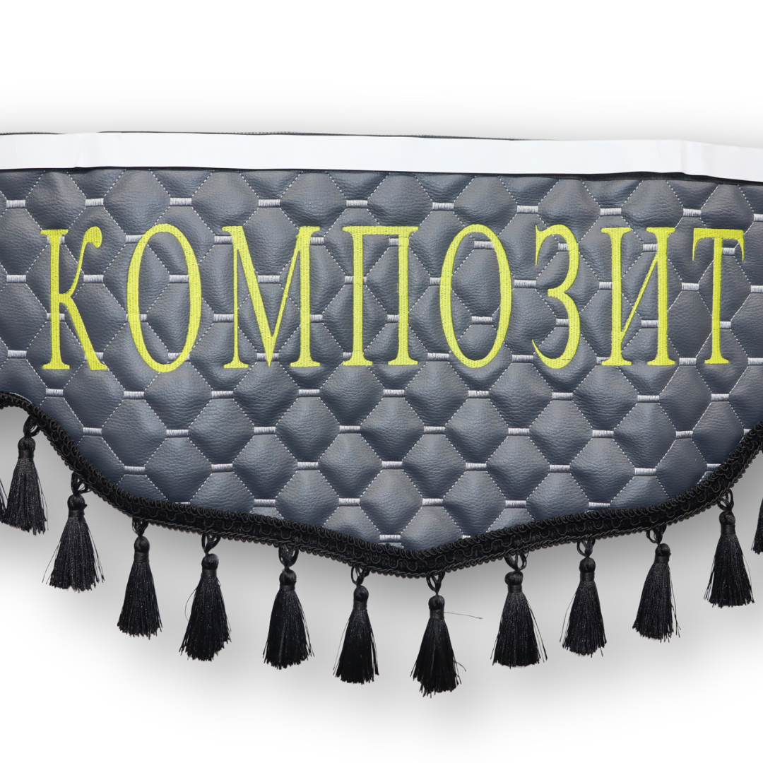 Шторка лоб + косинки Екошкіра (замовна) Шторка лоб + косинки Екошкіра (замовна)