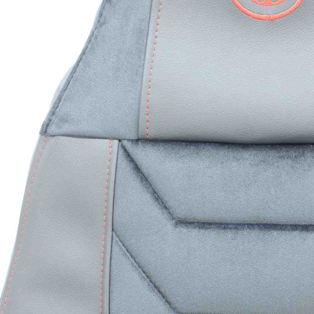 Чохол на сидіння Chess DAF XF95 105 CF85 75 65 LF (2002-2012) шкіра-велюр чорний