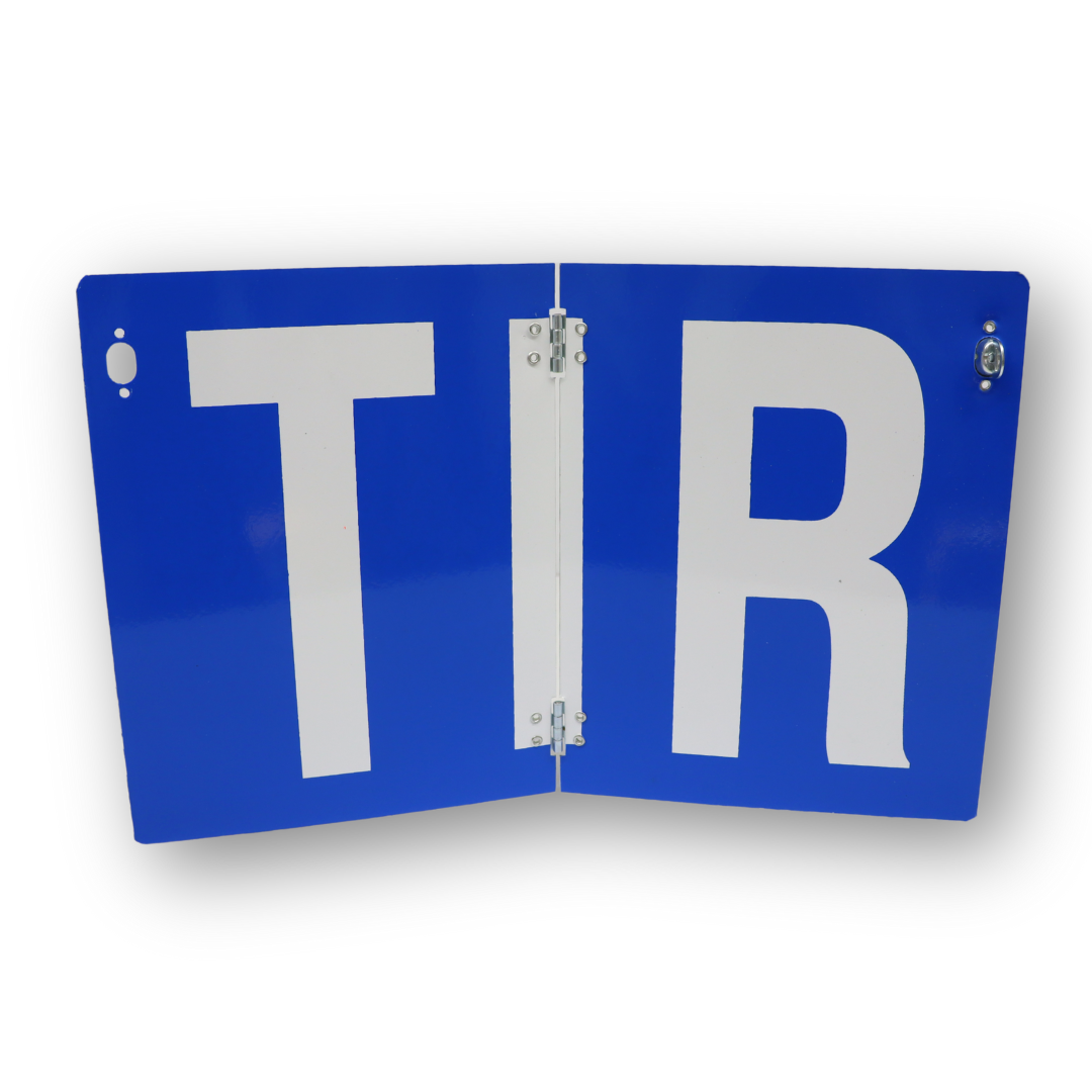 Табличка "TIR" (книжка металл)