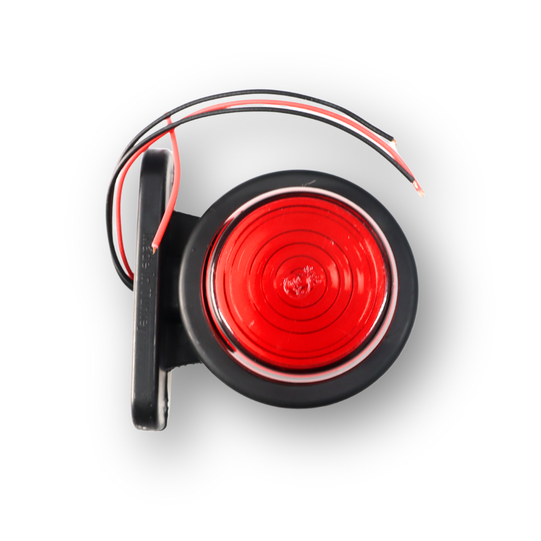 Ліхтар габаритний ріг (7см) червоно-білий NEON 12-24V \F.PLAS\ Ліхтар габаритний ріг (7см) червоно-білий NEON 12-24V \F.PLAS\