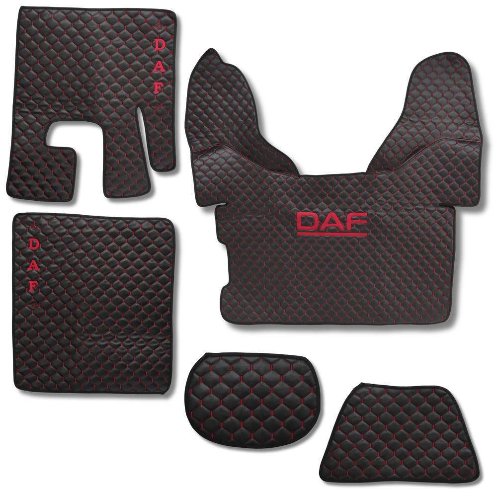 Килимок Екошкіра DAF XF105 2005-2013; АКПП, сірий, АСП Килимок Екошкіра DAF XF105 2005-2013; АКПП, сірий, АСП