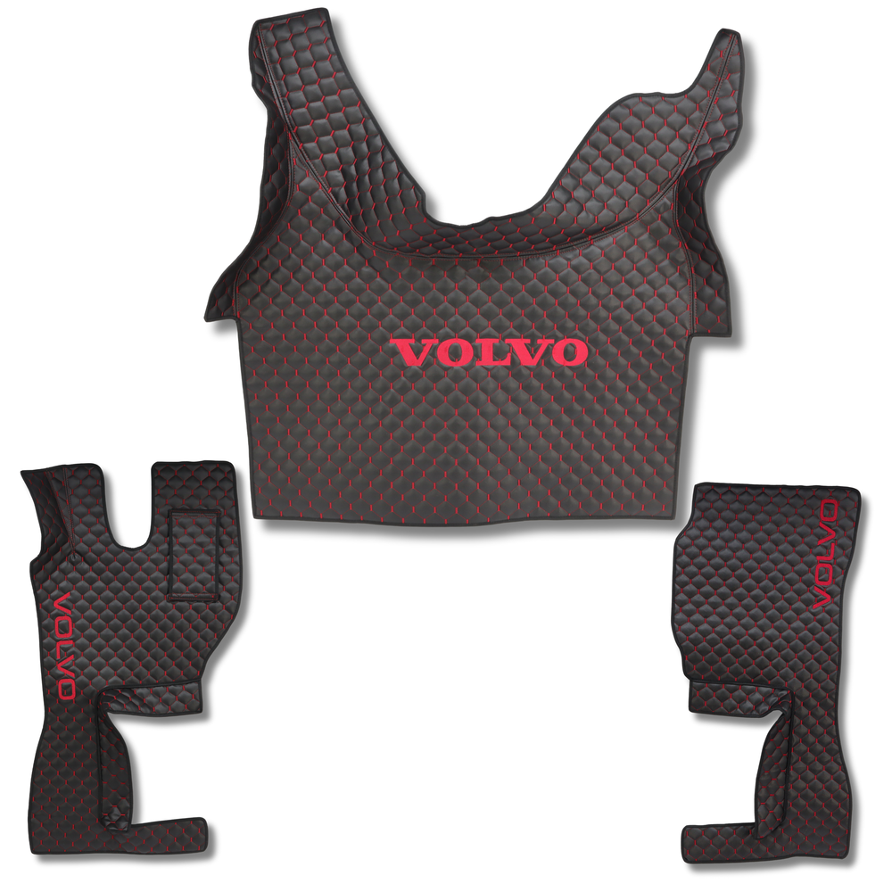 Коврик Экокожа VOLVO FH EURO 6 с 2014; АКПП, черный, АСП