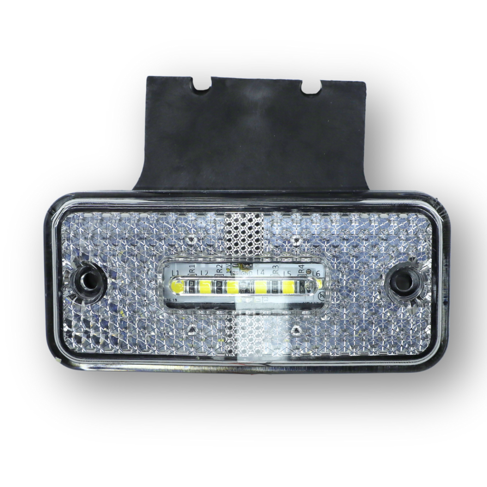 Фонарь габаритный диодный белый \с креплением 6диод.\ NOKTA Фонарь габаритный диодный белый \с креплением 6диод.\ NOKTA