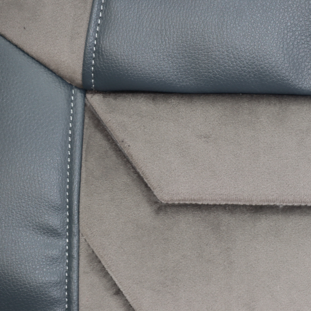 Чохол на сидіння Chess VOLVO FH FM (2014-...) сірий велюр - сіра шкіра