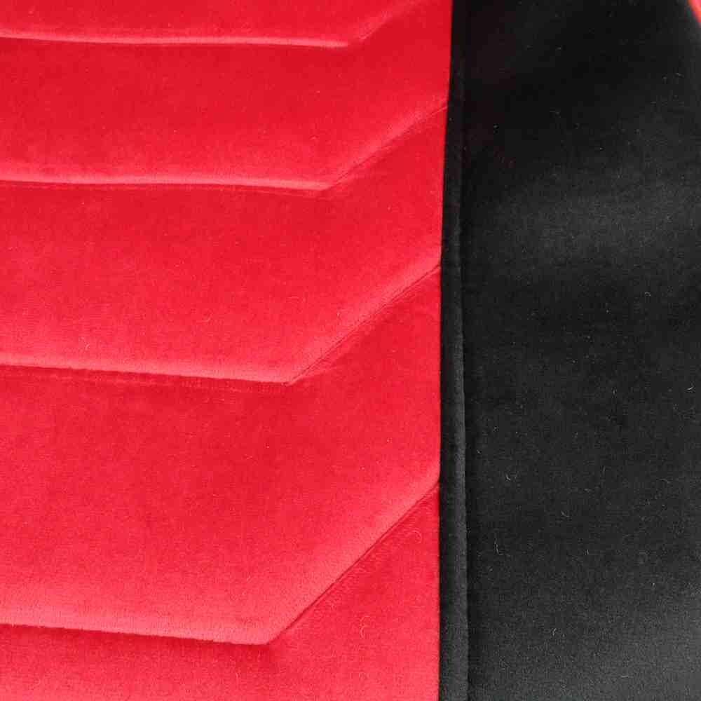 Чехол на сиденья Chess DAF XF95 105 CF85 75 65 LF (2002-2012)  велюр черный велюр красный