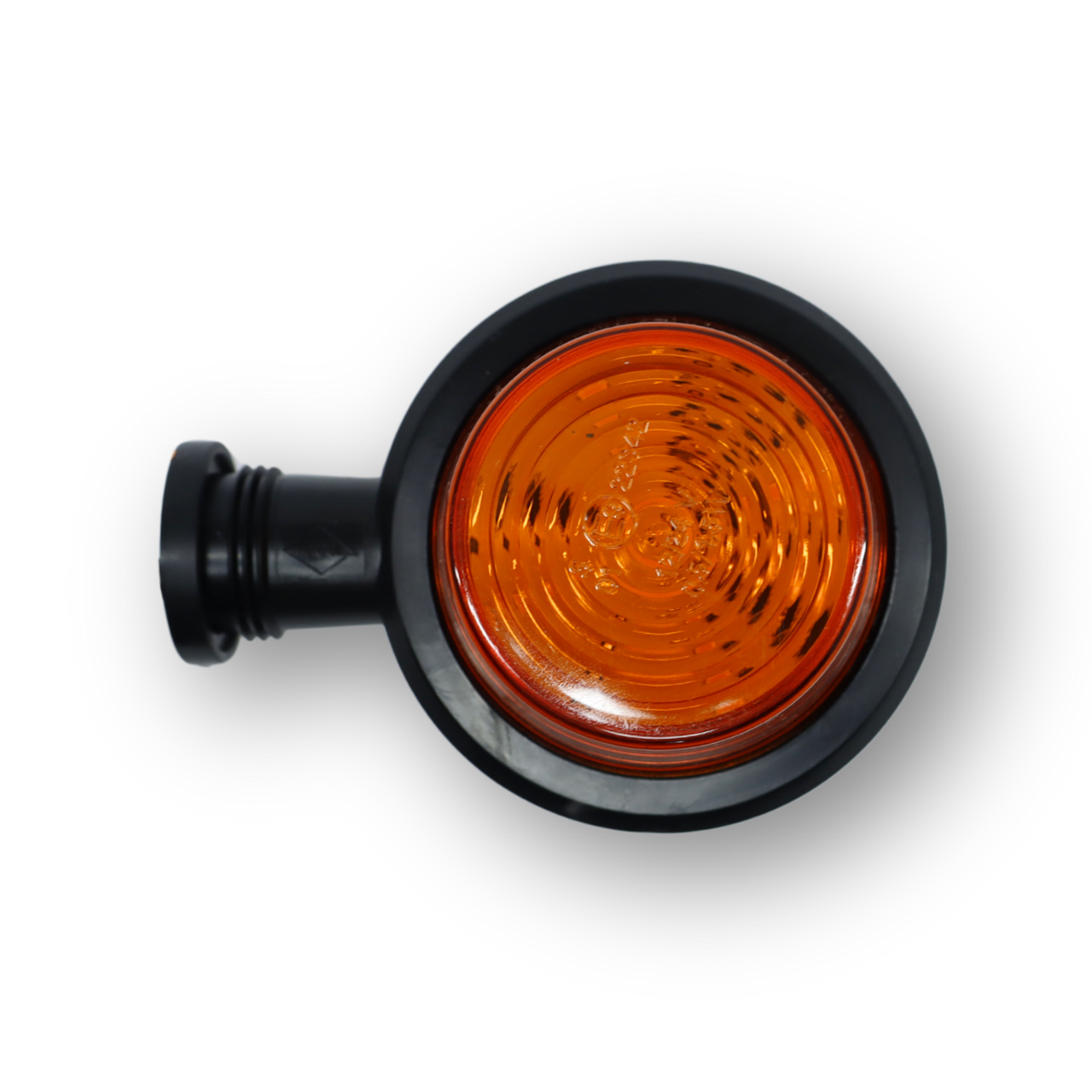 Фонарь габаритный рог LED желто-красный 107мм 12/24V HORPOL