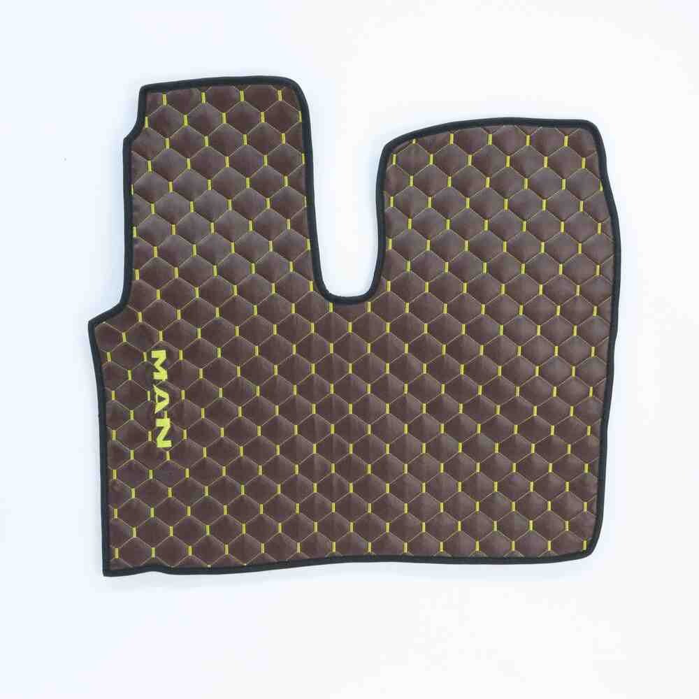 Килимок Екошкіра MAN TGX 2017-2020; 1ящ., коричневий, АСП