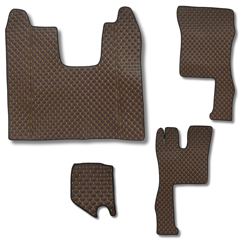 Коврик Экокожа SCANIA R с 2017; АКПП, коричневый, АСП Коврик Экокожа SCANIA R с 2017; АКПП, коричневый, АСП