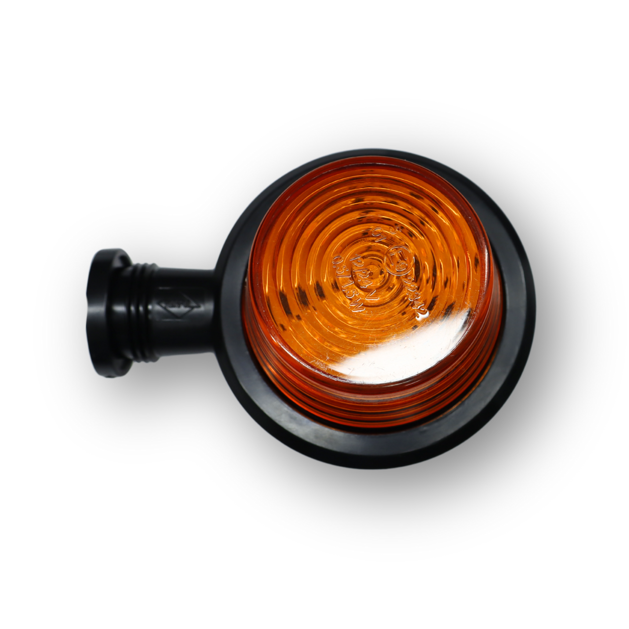 Ліхтар габаритний ріг LED жовто-жовтий 107мм 12/24V HORPOL