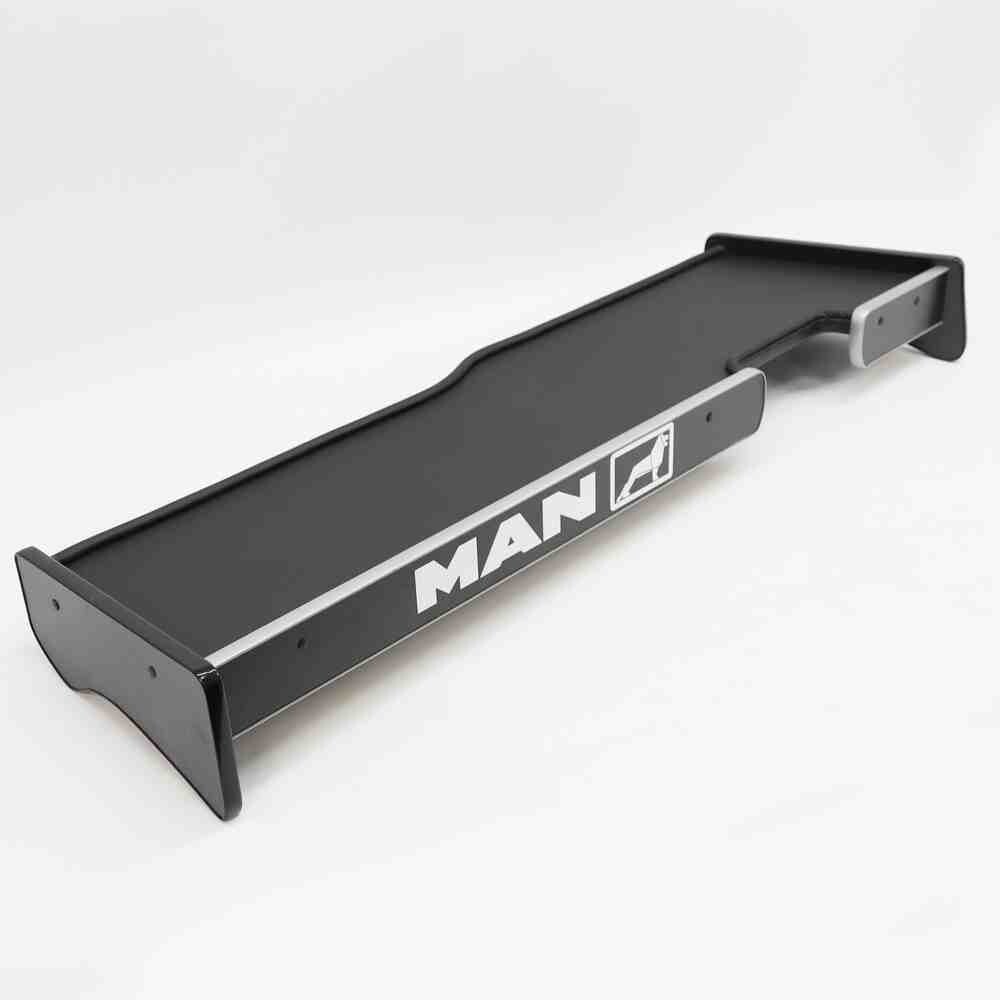 Полка кабины длинная MAN TGX; с вырезом под датчик полос; Euro6; ST - Экокожа
