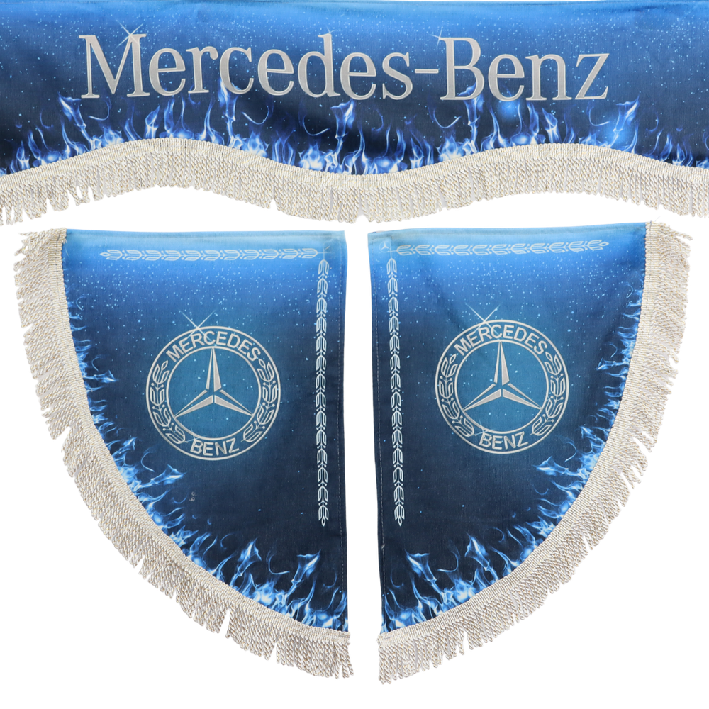 Шторка комп. MERCEDES синяя