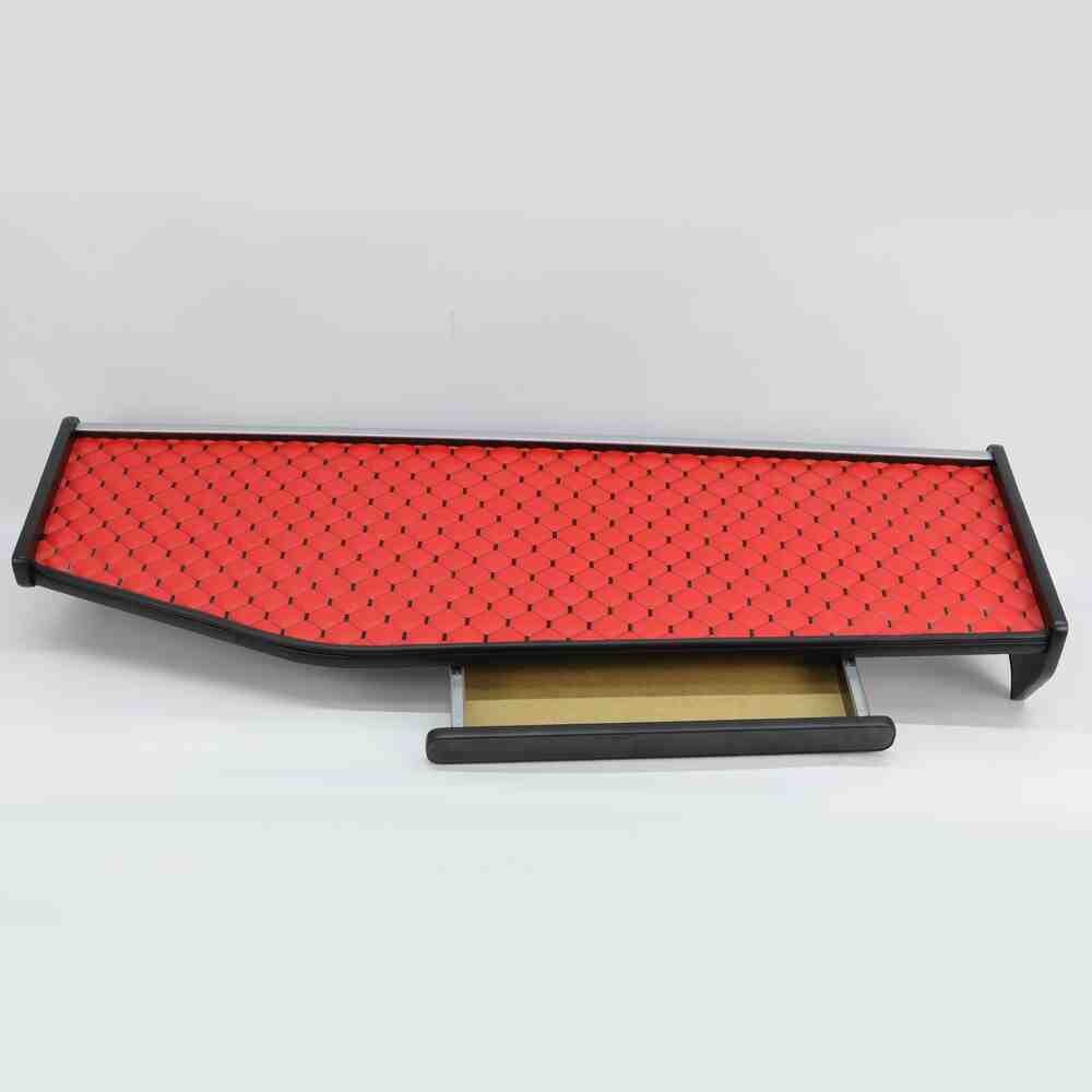 Полка кабины длинная SCANIA 420 R красная\ST- Экокожа стёжка\