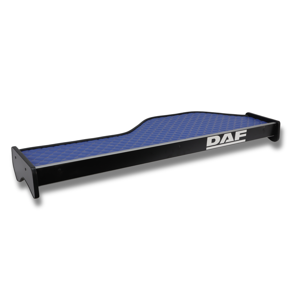 Полиця кабіни довга DAF 95 синя\ST- Екошкіра стежка\ Полиця кабіни довга DAF 95 синя\ST- Екошкіра стежка\