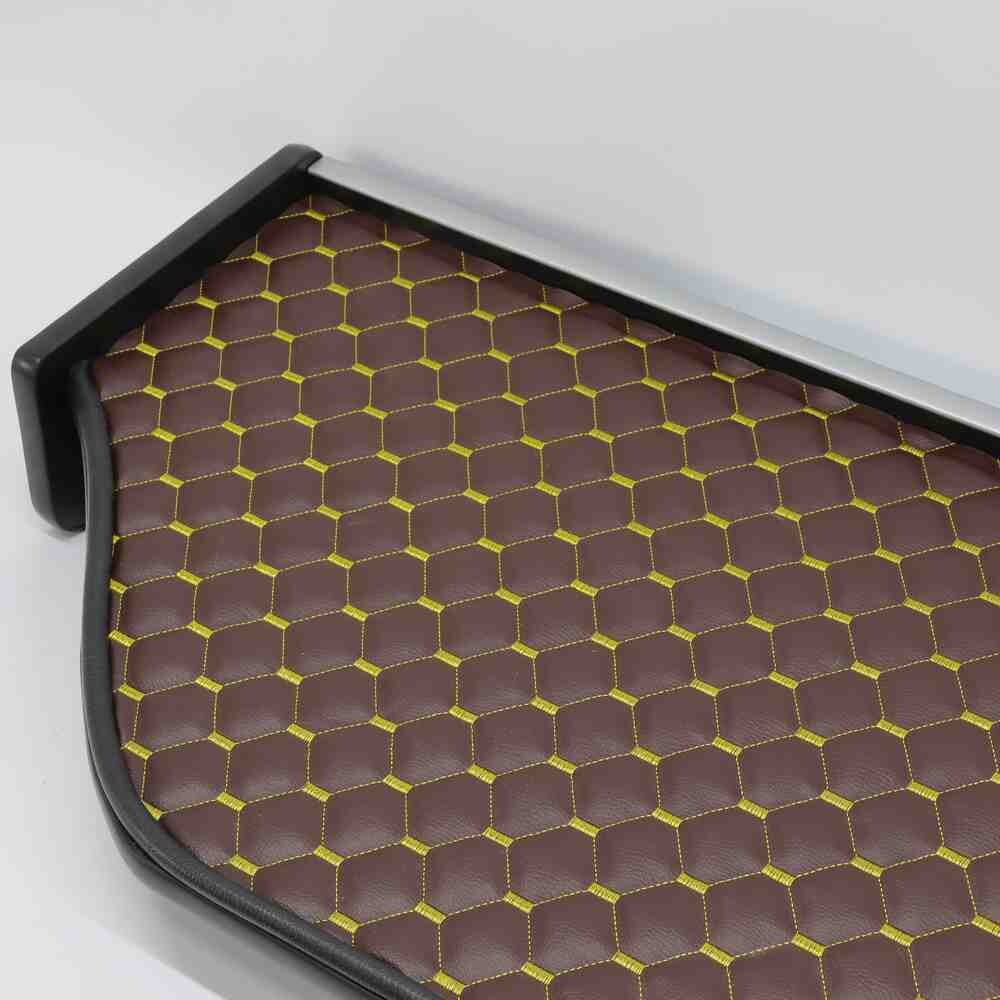 Полка кабины длинная DAF 95 коричневая\ST- Экокожа стёжка\