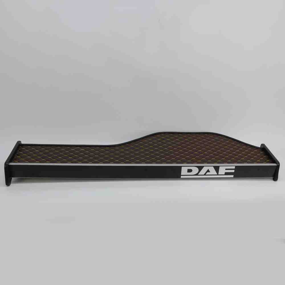 Полка кабины длинная DAF 95 коричневая\ST- Экокожа стёжка\