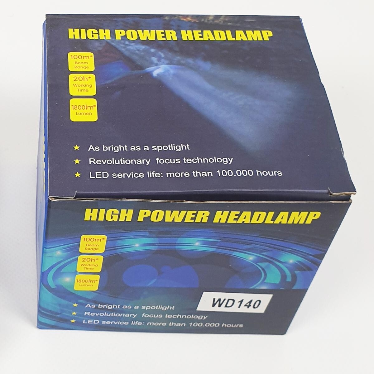 Фонарик налобный 2 АКБ+ зарядный кабель WD140 Фонарик налобный 2 АКБ+ зарядный кабель WD140