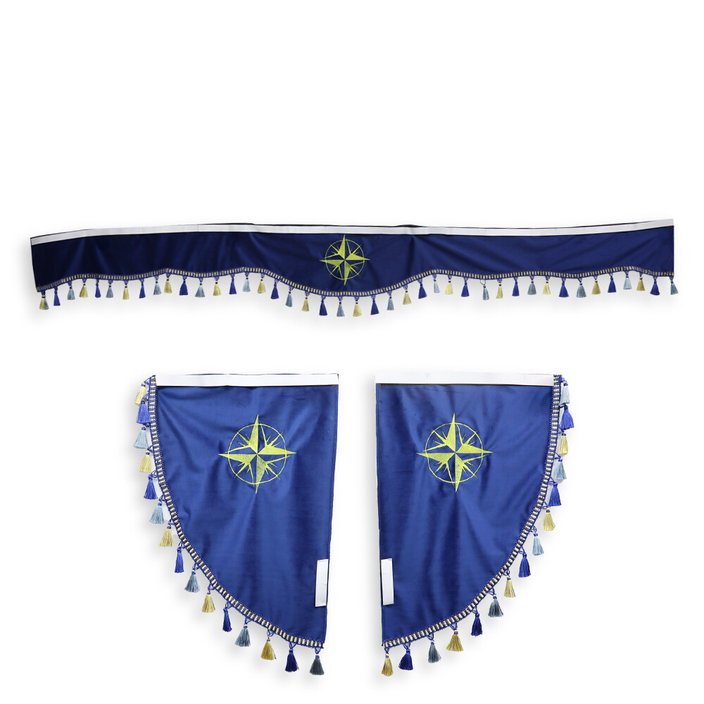 Шторка лоб + косынки Велюр (заказная) Шторка лоб + косынки Велюр (заказная)