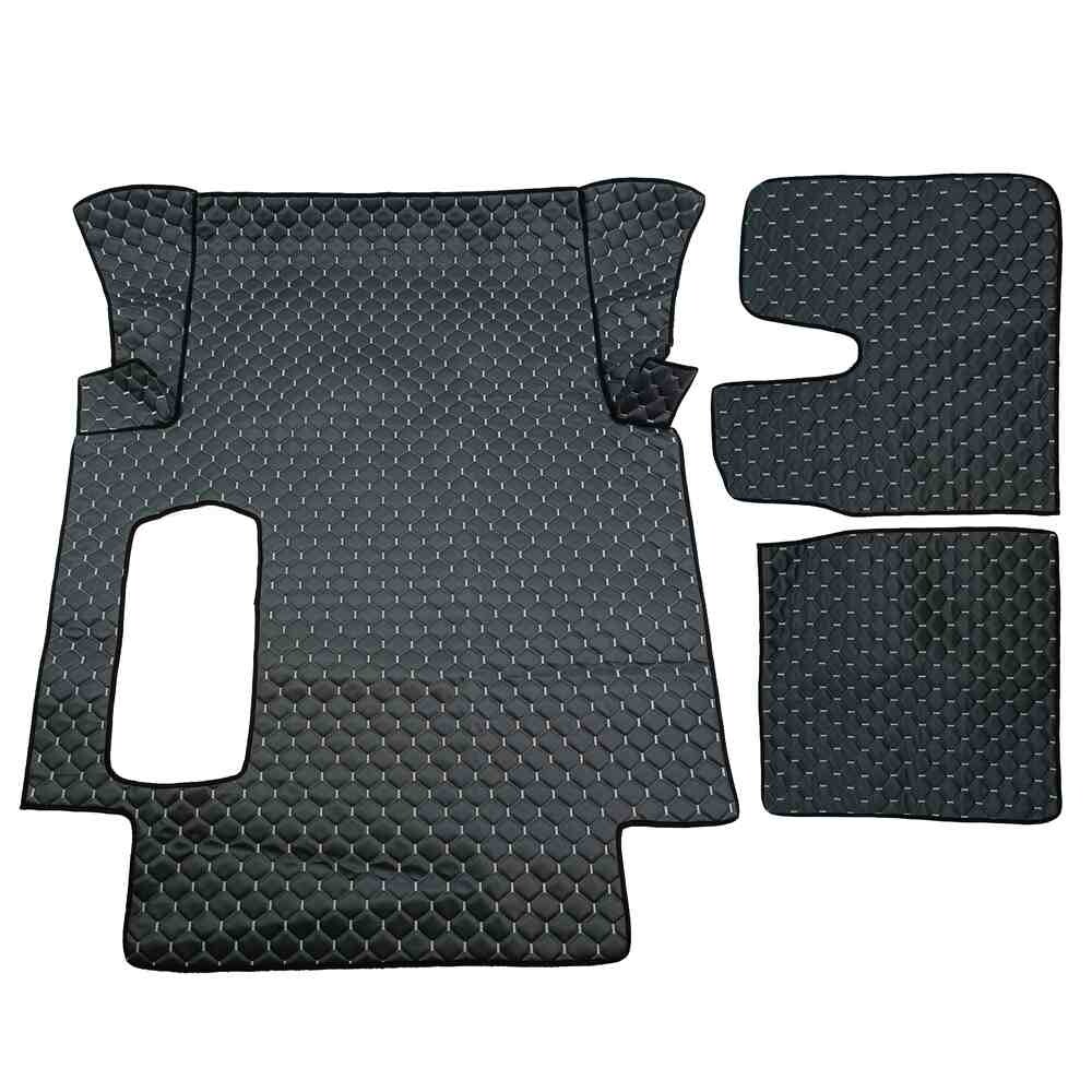 Коврик Экокожа MAN TGX 2008-2017; 1ящ., АКПП,МКПП. серый, Коврик Экокожа MAN TGX 2008-2017; 1ящ., АКПП,МКПП. серый,