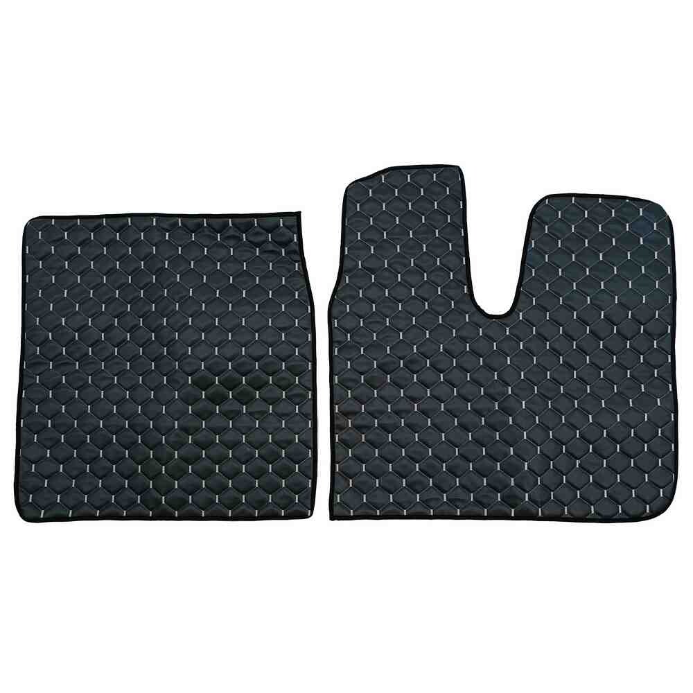 Коврик Экокожа MAN TGX 2008-2017; 1ящ., АКПП,МКПП. серый, Коврик Экокожа MAN TGX 2008-2017; 1ящ., АКПП,МКПП. серый,