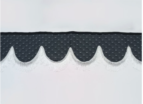 Шторка Екошкіра "Holland" лоб Темно-сіра Шторка Екошкіра "Holland" лоб Темно-сіра