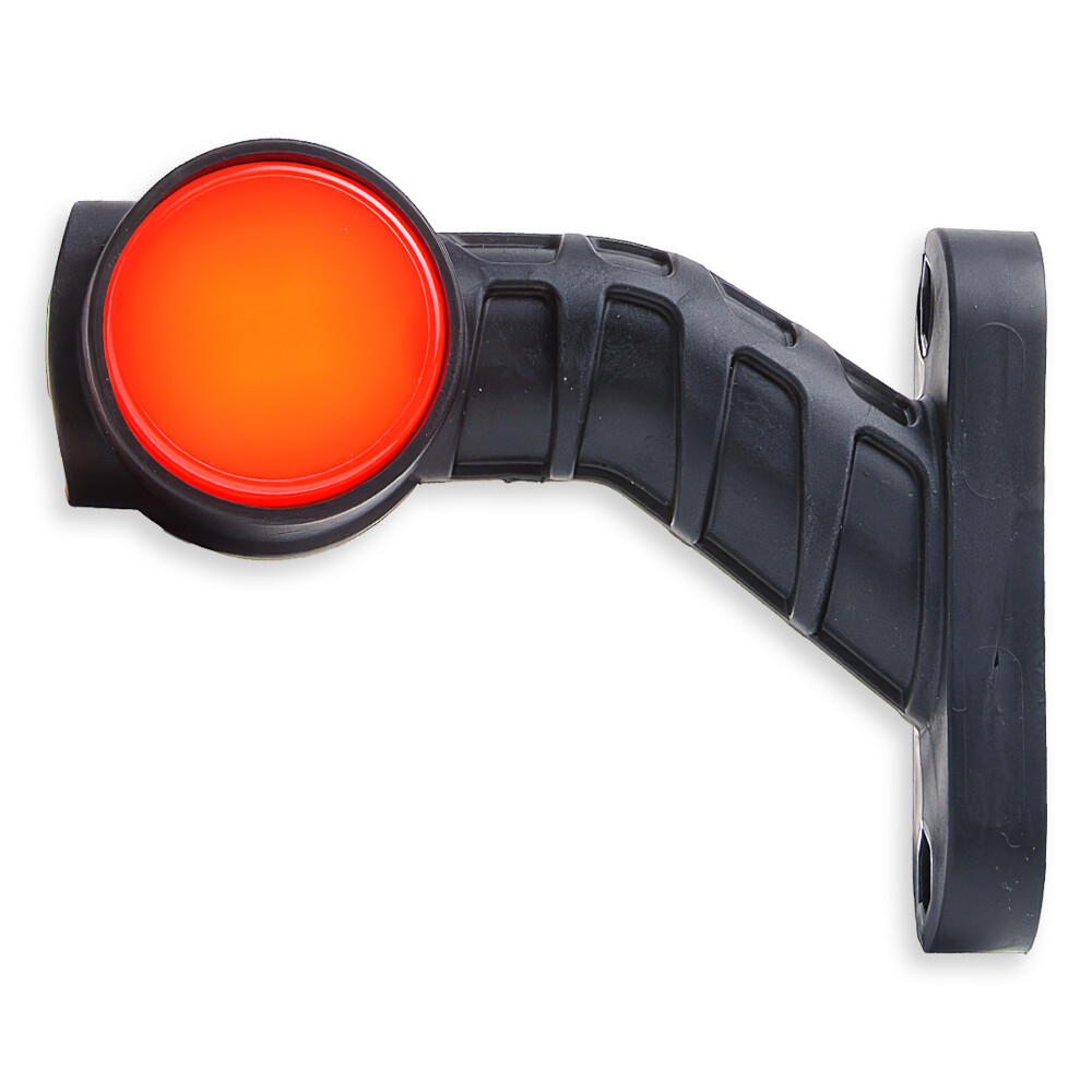 Ліхтар габаритний ріг LED 12-24 V триколірний 13.5см \WAS\ лівий