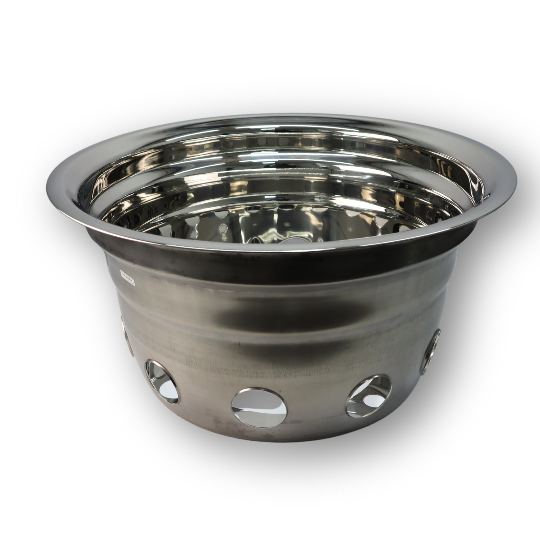 Колпак  заднего двойного колеса 22,5"(нерж.) с 10 отверстиями, глубина 300