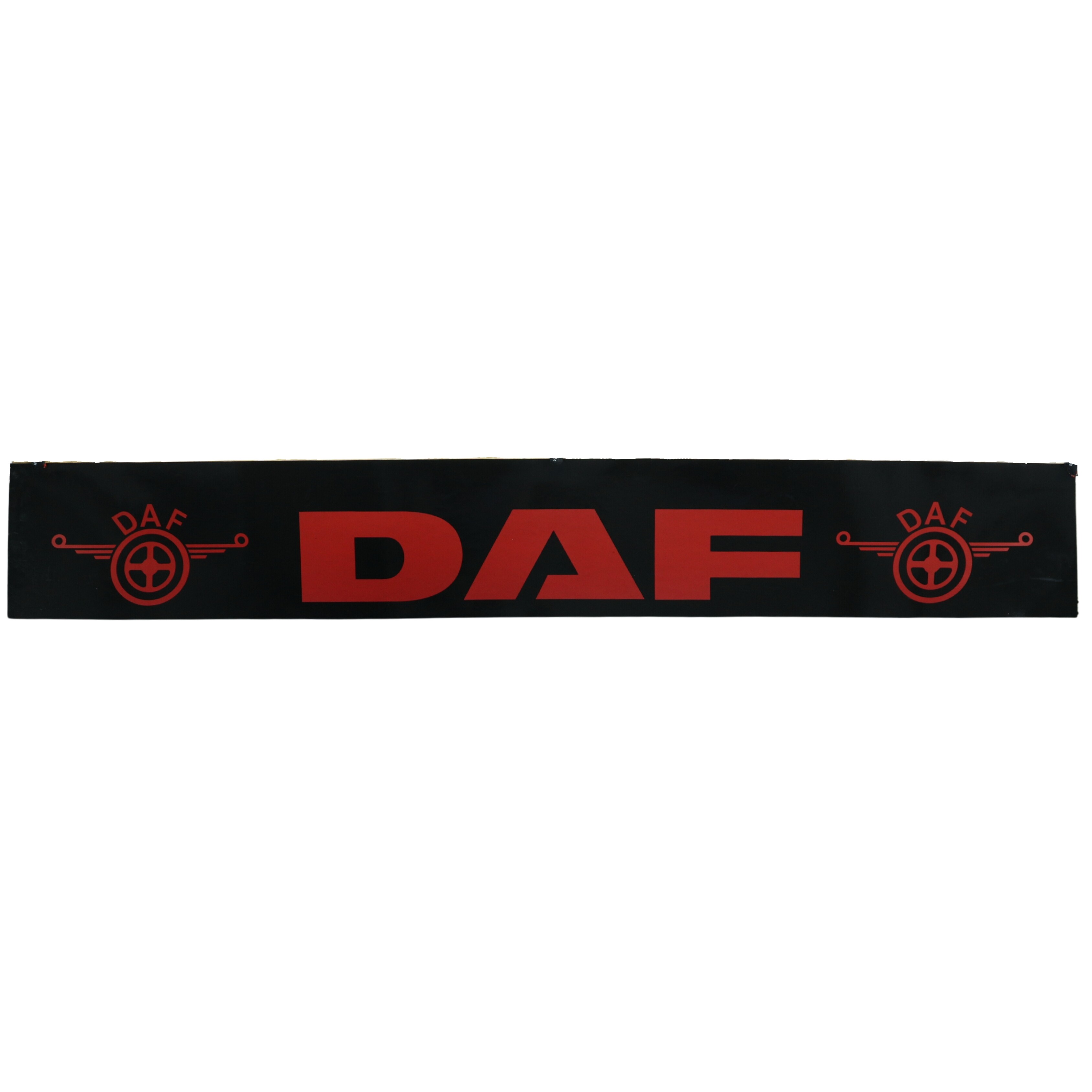 Брызговик с накаткой "метла" DAF красный
