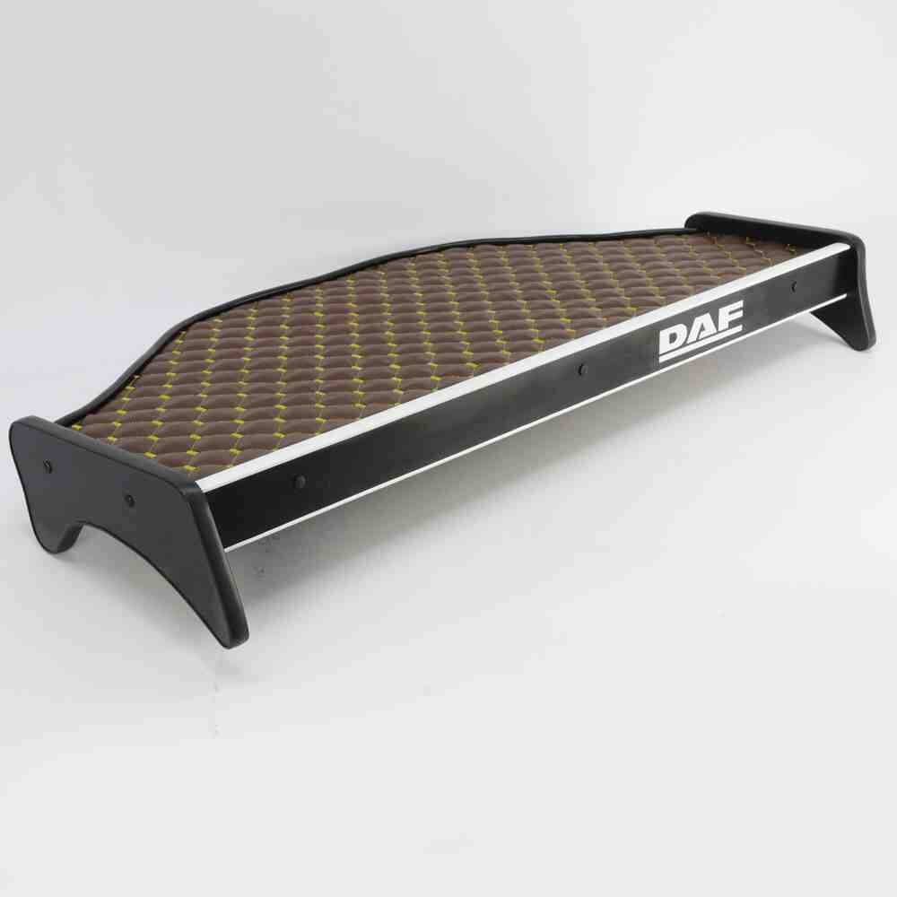 Полка кабины DAF 105 коричневая\ST- Экокожа стёжка\