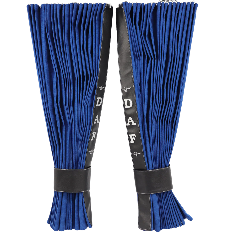 Шторы Рогожка "Bow Folds" DAF ночные синие