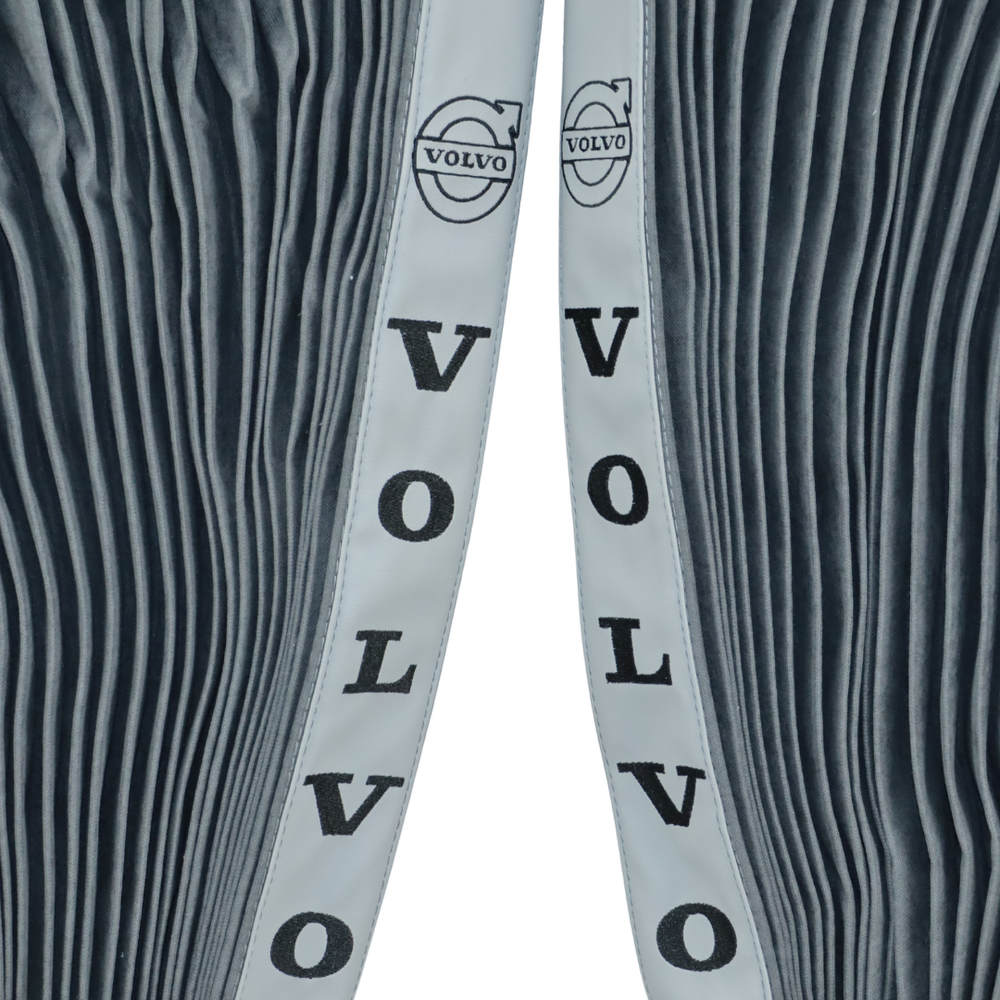 Шторы Рогожка "Bow Folds" VOLVO ночные серые