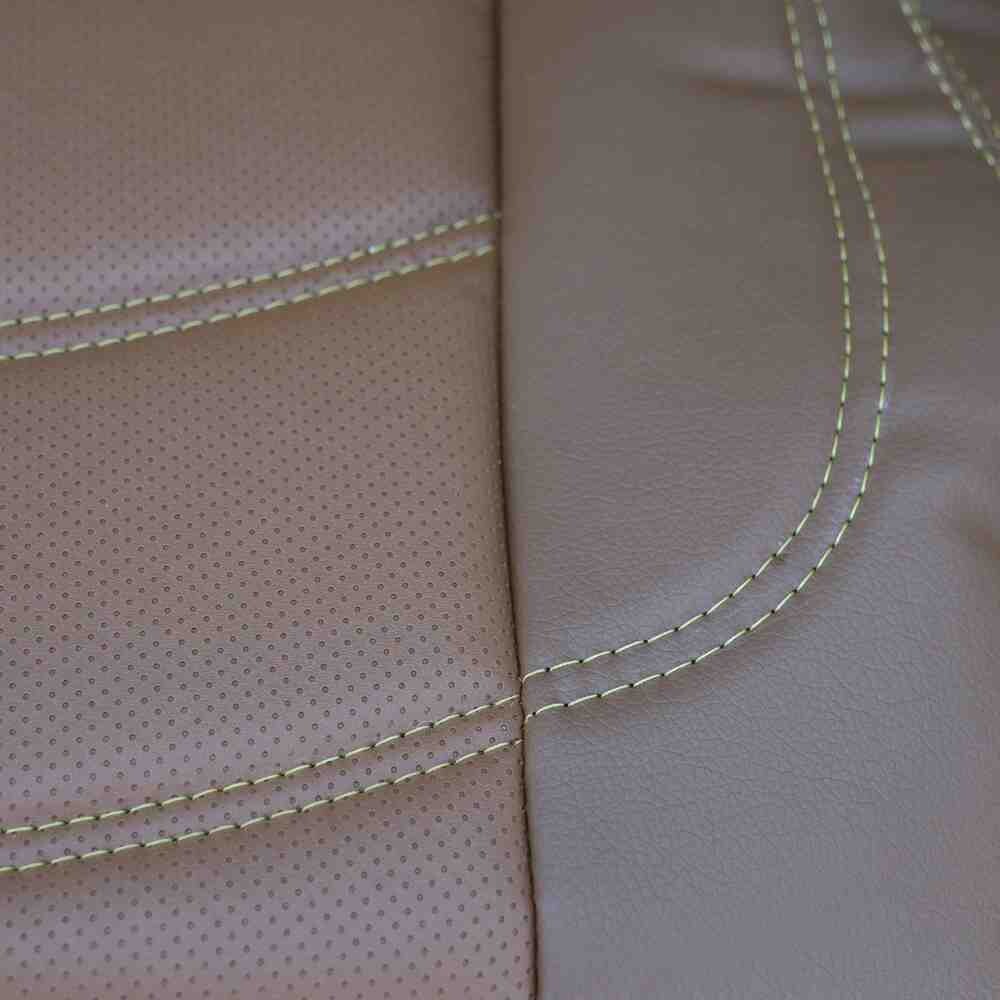 Чехол на сиденья Renault Premium (2005-2013) (пилот) перфор.кожа  коричневый