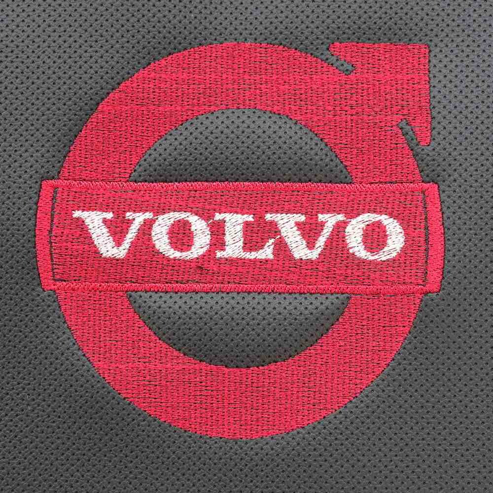 Чехол на сиденья VOLVO FH FM (2002-2013) перфор.красно-черный