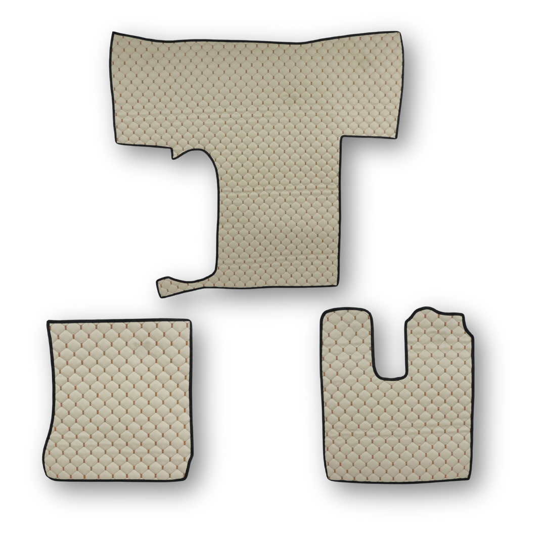 Коврик Экокожа MAN TGL,TGM,TGA XL; бежевый, Коврик Экокожа MAN TGL,TGM,TGA XL; бежевый,