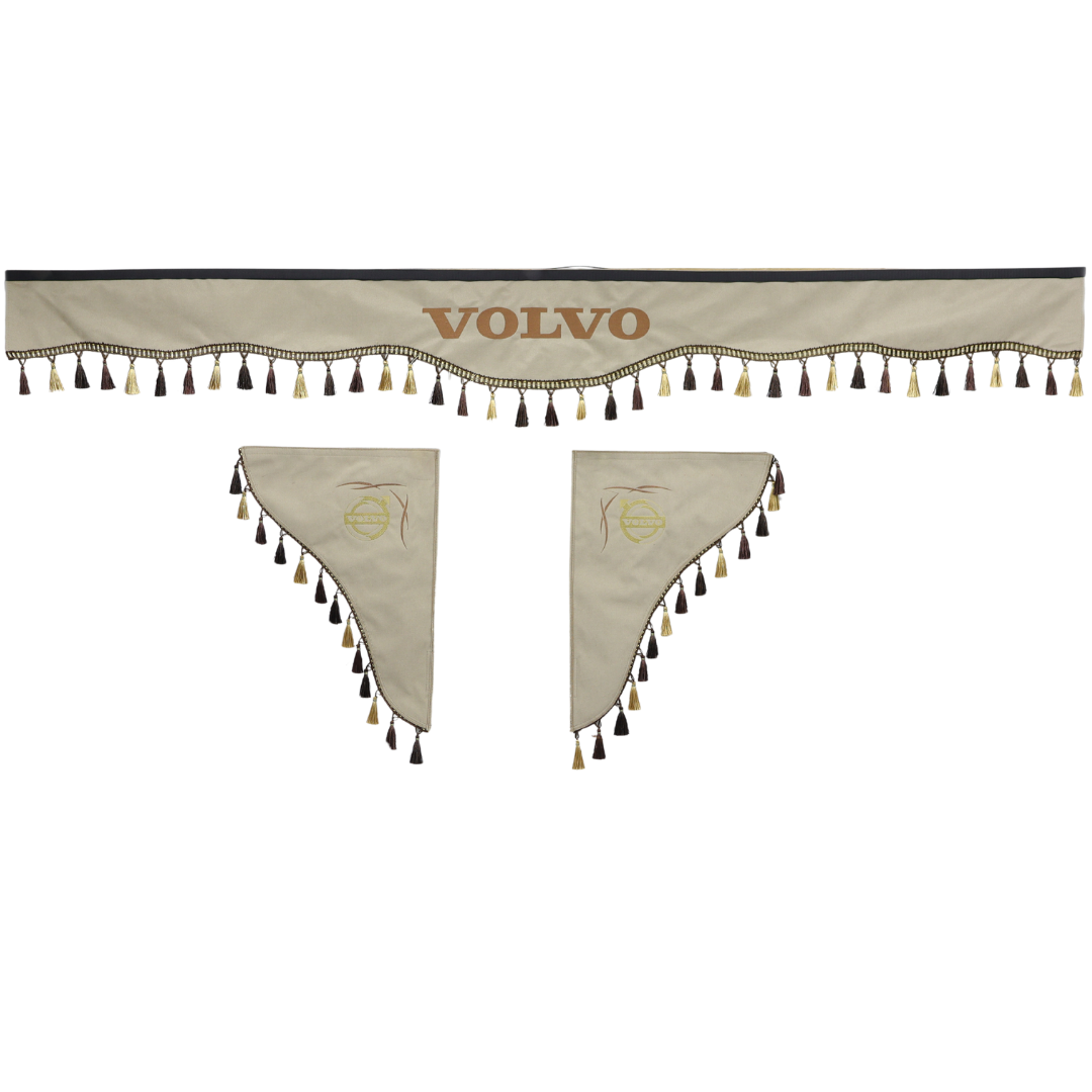 Шторка Рогожка "Double-Sided" VOLVO лоб + косынки бежевая 2-х сторонняя Шторка Рогожка "Double-Sided" VOLVO лоб + косынки бежевая 2-х сторонняя
