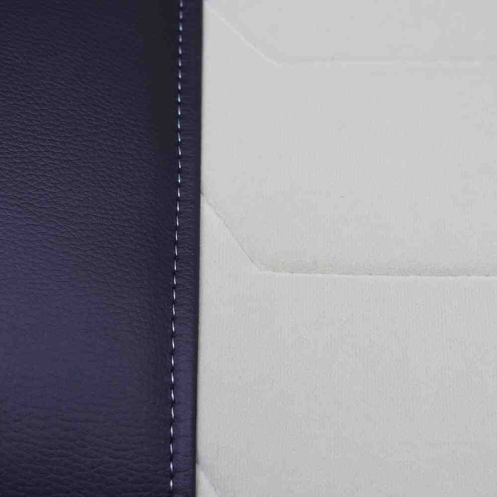 Чехол на сиденья Chess MAN TGX,TGA,TGL,TGM,TGS; (2007-2020) 1 ремень, водитель (Низкий) пассажир (Высокий) бежевый велюр-черная кожа