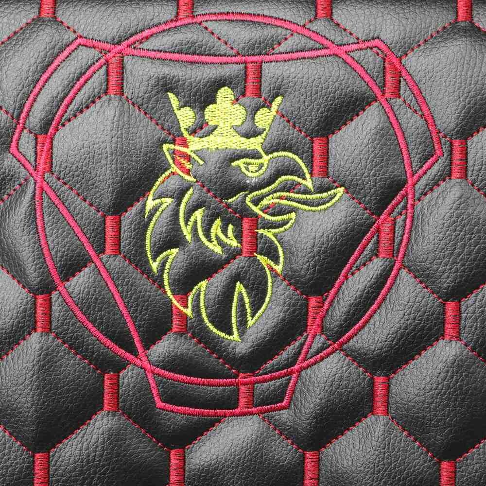 Чехол на сиденья KLF UK SCANIA R,G,P,S (2014-...) водит. монолит - пасс. складное, черный.