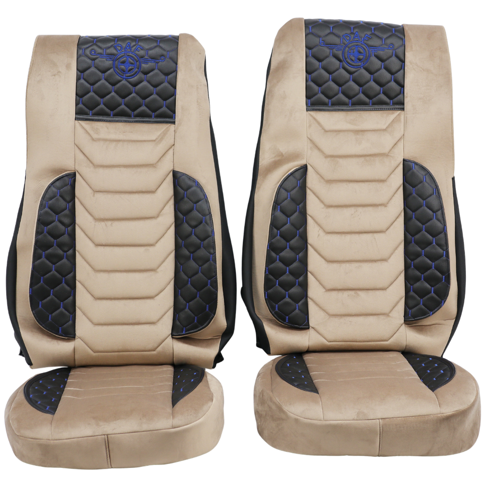 Чохол на сидіння KLF UK DAF XF105 106 XG CF85 LF (2013-2024) кавовий, перфорація Чохол на сидіння KLF UK DAF XF105 106 XG CF85 LF (2013-2024) кавовий, перфорація