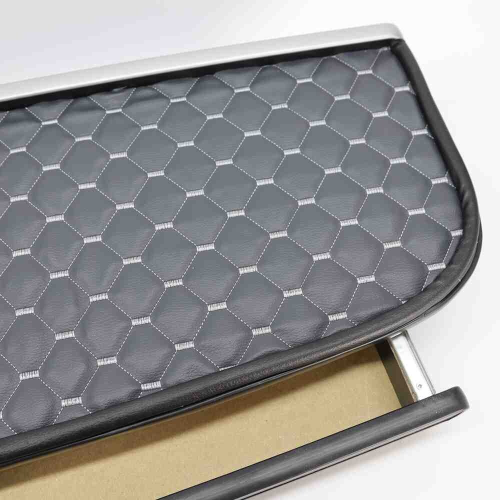 Полка кабины длинная DAF 106 серая\ST- Экокожа стёжка\