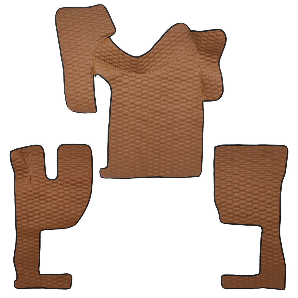 Килимок Екошкіра VOLVO FH 2003-2013; МКПП, коричневий, АСП Килимок Екошкіра VOLVO FH 2003-2013; МКПП, коричневий, АСП