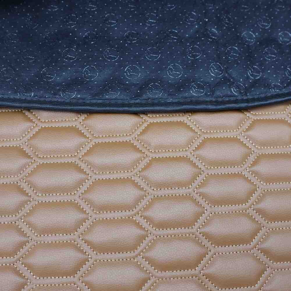 Килимок Екошкіра VOLVO FH 2003-2013; МКПП, коричневий, АСП