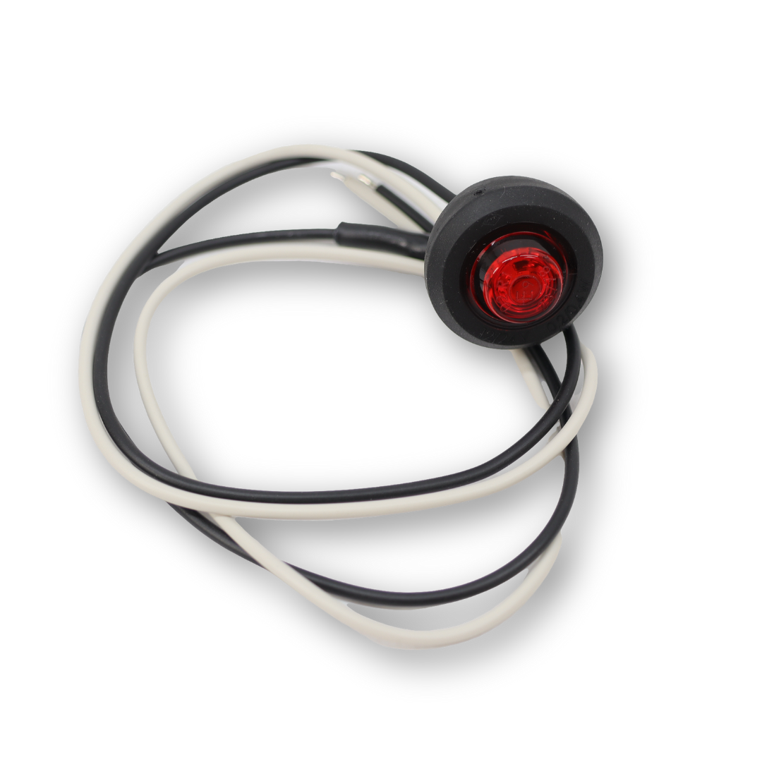 Фонарь габаритный красный Ø 28 монтаж на трубу Ø 19 (передний)HORPOL Фонарь габаритный красный Ø 28 монтаж на трубу Ø 19 (передний)HORPOL