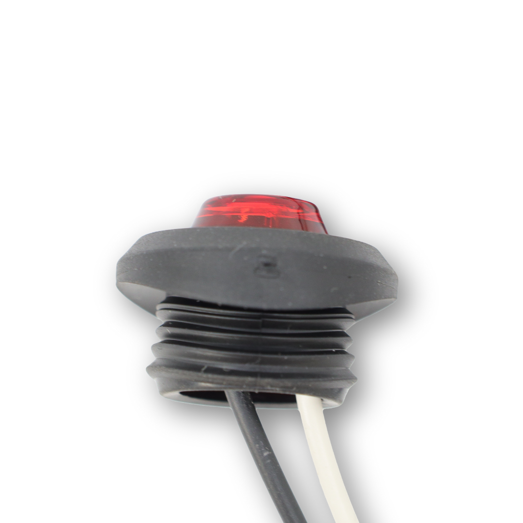 Фонарь габаритный красный Ø 28 монтаж на трубу Ø 19 (передний)HORPOL Фонарь габаритный красный Ø 28 монтаж на трубу Ø 19 (передний)HORPOL