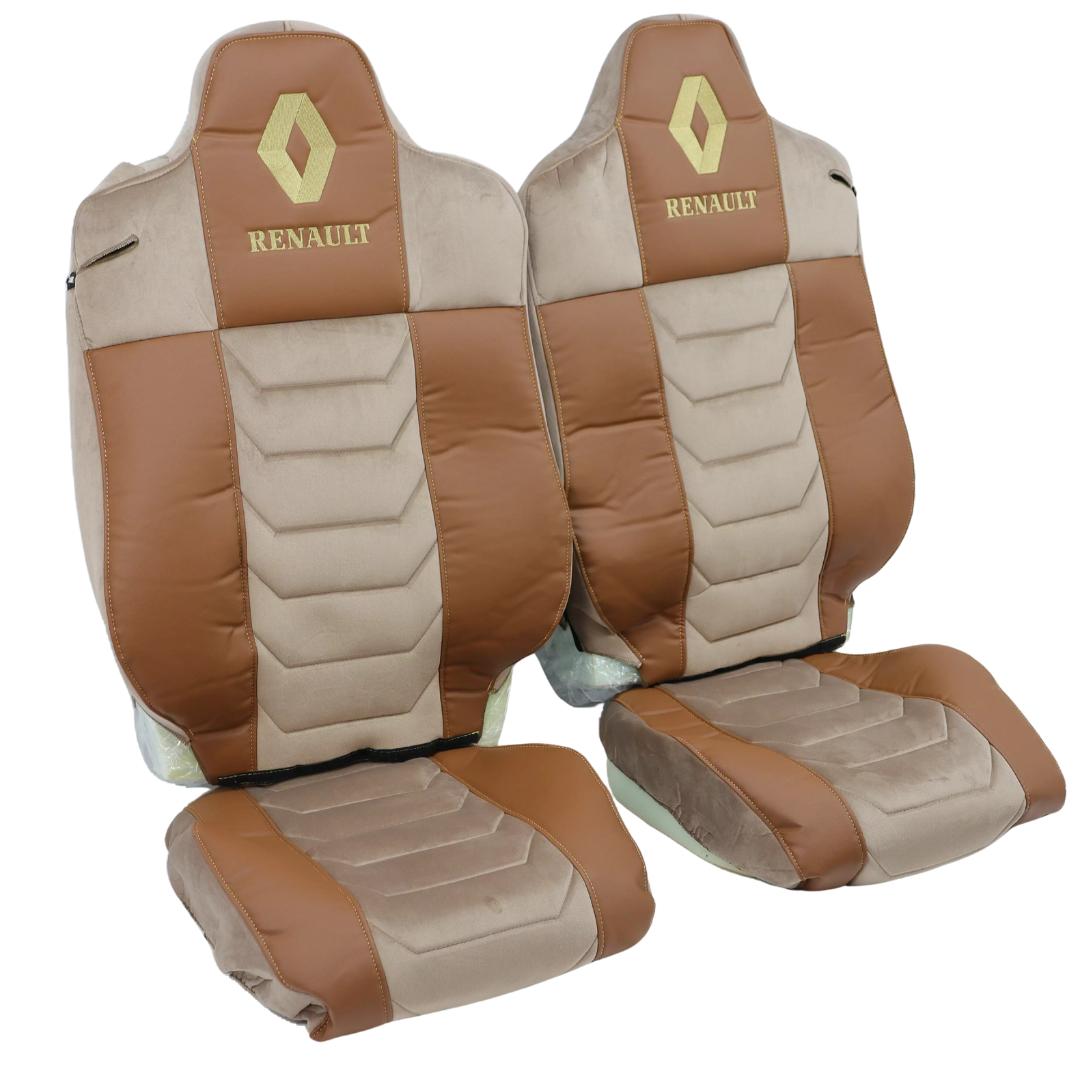 Чохол на сидіння Chess RENAULT RANGE T/T-Series (2014-...) коричневий Чохол на сидіння Chess RENAULT RANGE T/T-Series (2014-...) коричневий