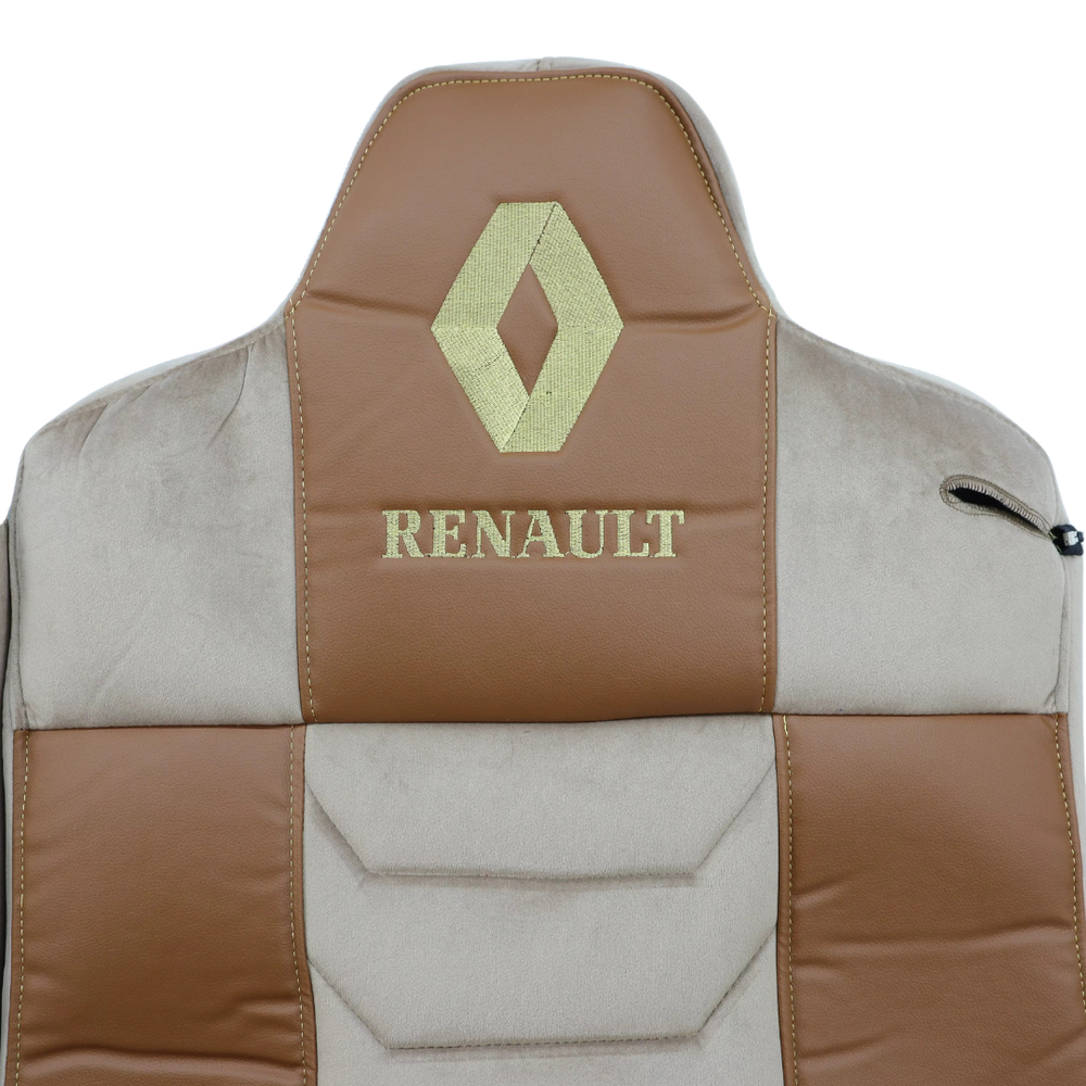 Чохол на сидіння Chess RENAULT RANGE T/T-Series (2014-...) коричневий Чохол на сидіння Chess RENAULT RANGE T/T-Series (2014-...) коричневий