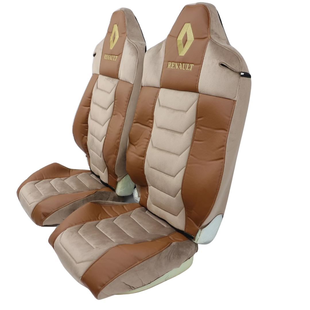 Чохол на сидіння Chess RENAULT RANGE T/T-Series (2014-...) коричневий Чохол на сидіння Chess RENAULT RANGE T/T-Series (2014-...) коричневий