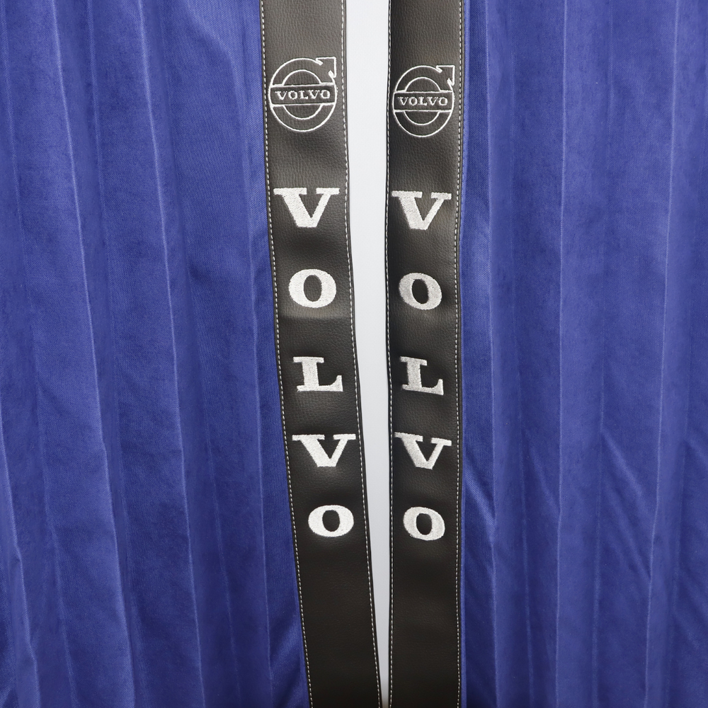 Шторы Рогожка "Bow Folds" VOLVO ночные синие